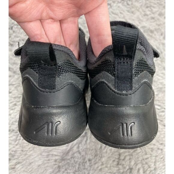 Nike air max 200 triple black toddler sneakers - Picture 5 of 6